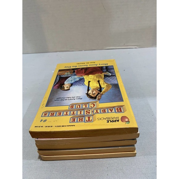 BABYSITTERS CLUB Books Lot 5 Vintage 1980s 90s Paperback By Ann M Martin - Picture 5 of 9